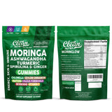Clean Nutraceuticals gominolas sobre mesa con ambiente natural y uso cotidiano