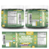 Clean Nutraceuticals presentación de dosis diaria mostrando dos gomitas servidas