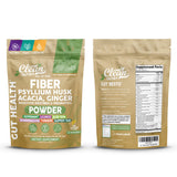 Frasco de GutResto junto a regla para escala, Clean Nutraceuticals tamaño y duración