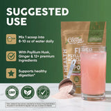 Vaso con GutResto mezclado listo para beber, Clean Nutraceuticals confort digestivo inmediato