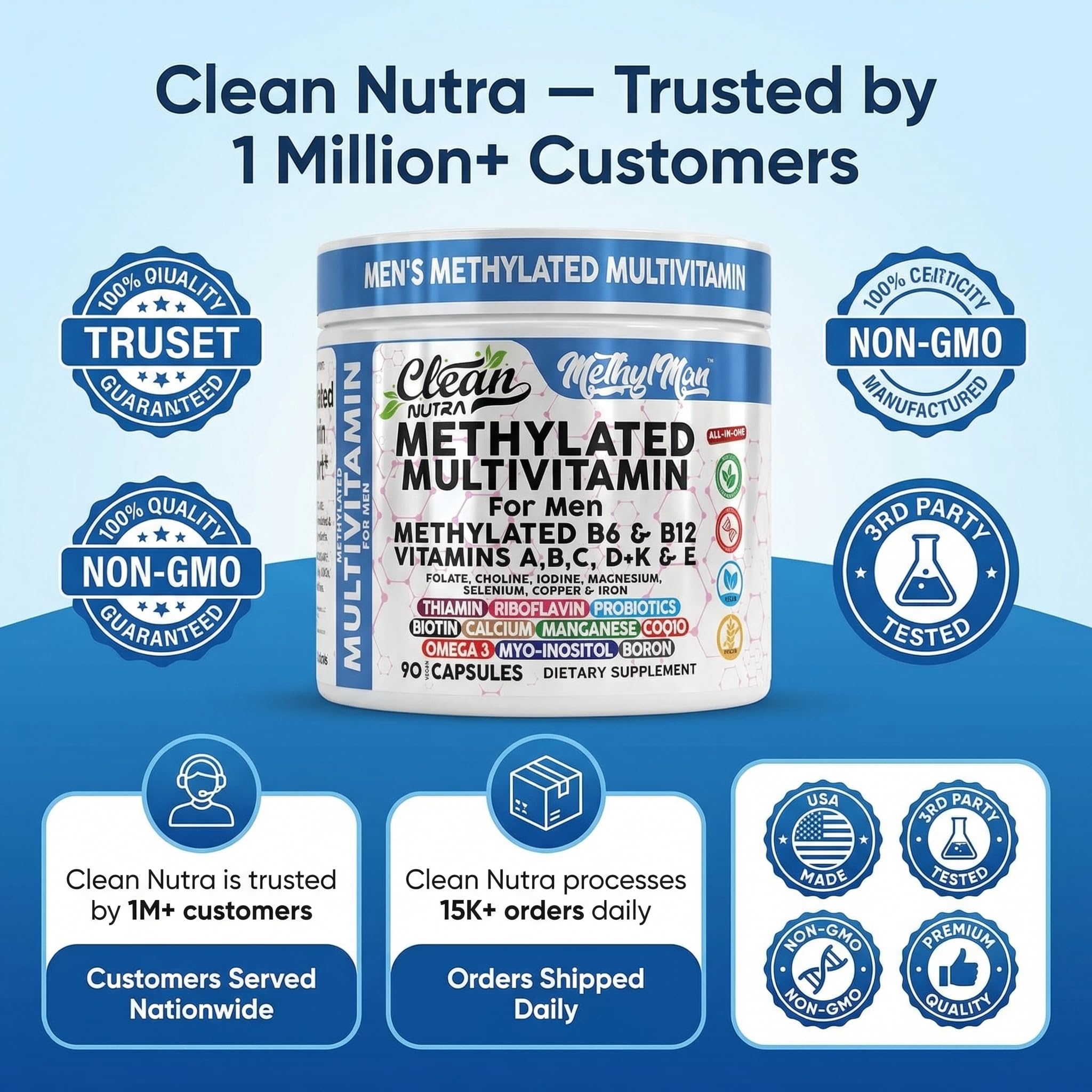 Clean Nutra MethylMan en ambiente deportivo, soporte para actividad diaria