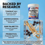 Clean Nutraceuticals cápsulas en comparación con una moneda para referencia de tamaño