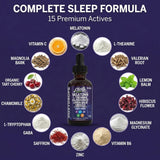 Clean Nutraceuticals en mesita de noche ilustrando uso nocturno relajante
