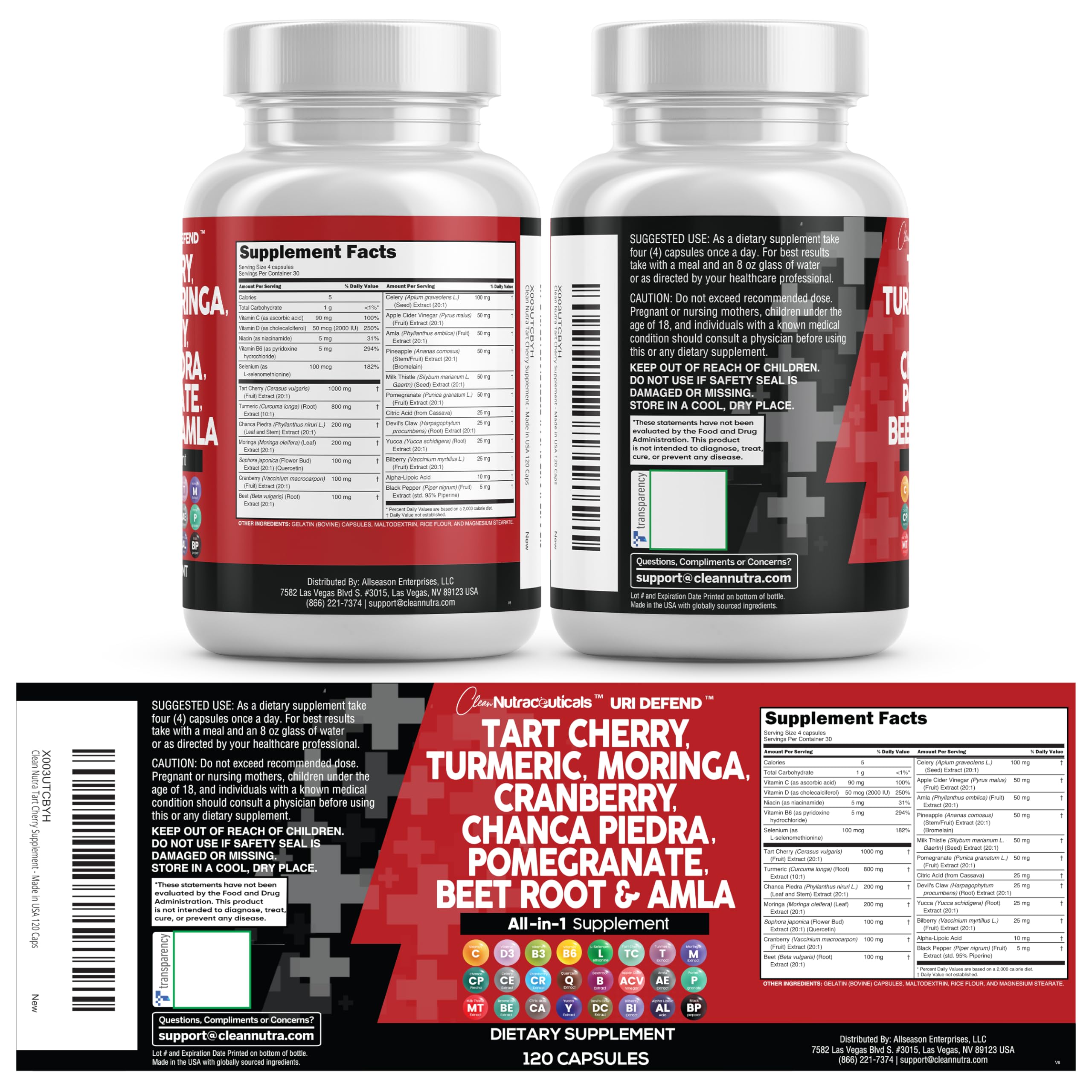 Clean Nutraceuticals frasco en cocina para integrar suplementos en la rutina