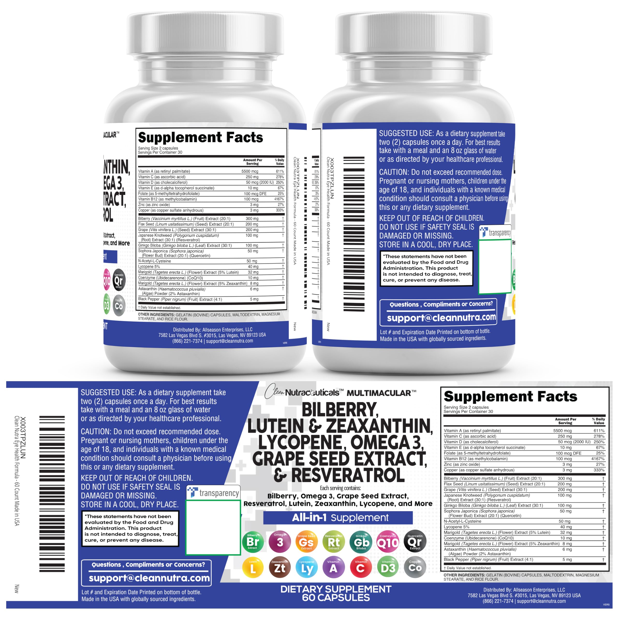 Clean Nutraceuticals estilo de vida lector usando suplemento junto a libro