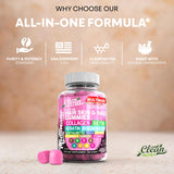 Clean Nutraceuticals caja abierta con gominolas dispersas, presentación