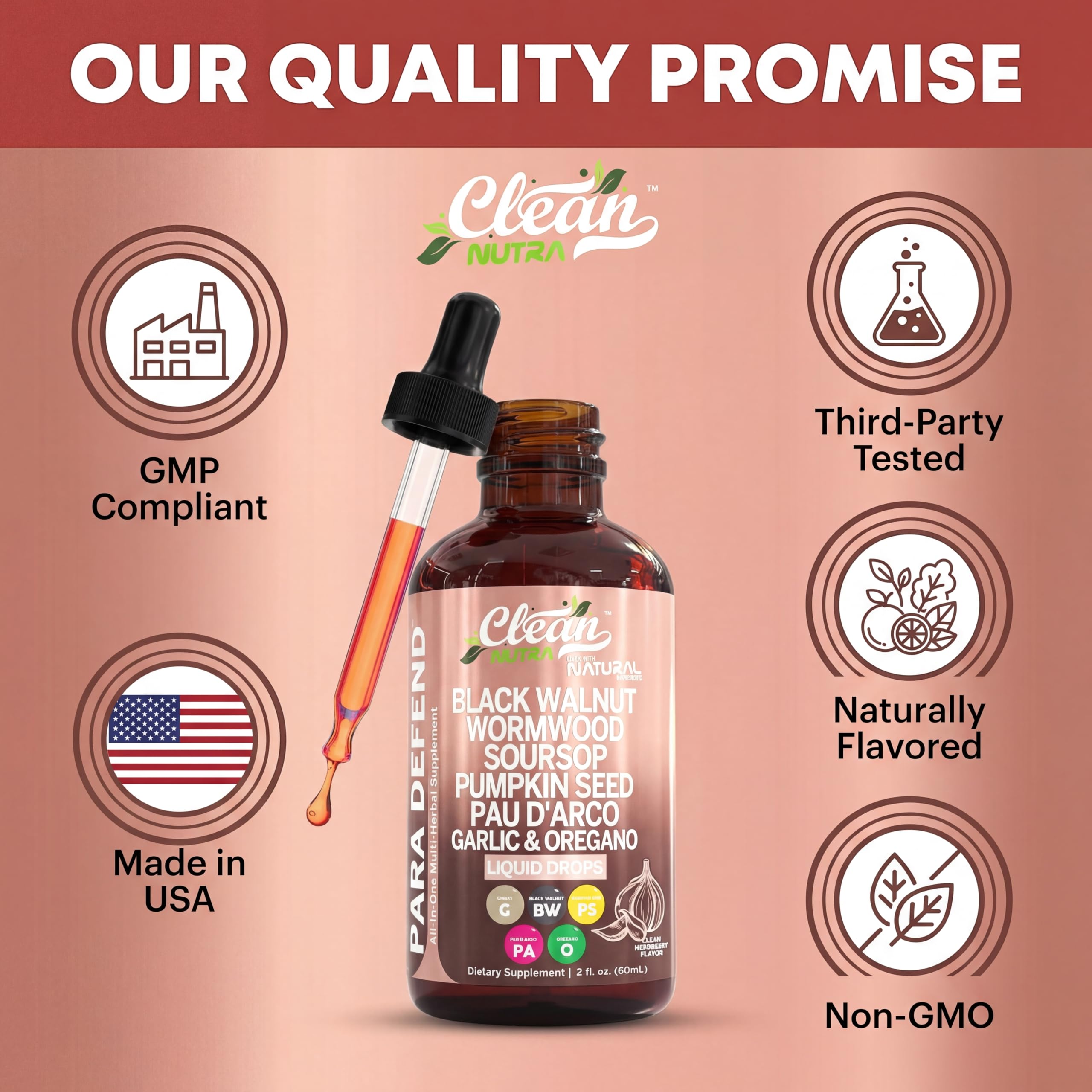 Clean Nutraceuticals empaque y caja presentando producto completo