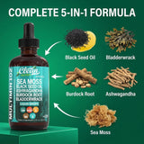 Clean Nutraceuticals etiqueta en primer plano con lista de ingredientes