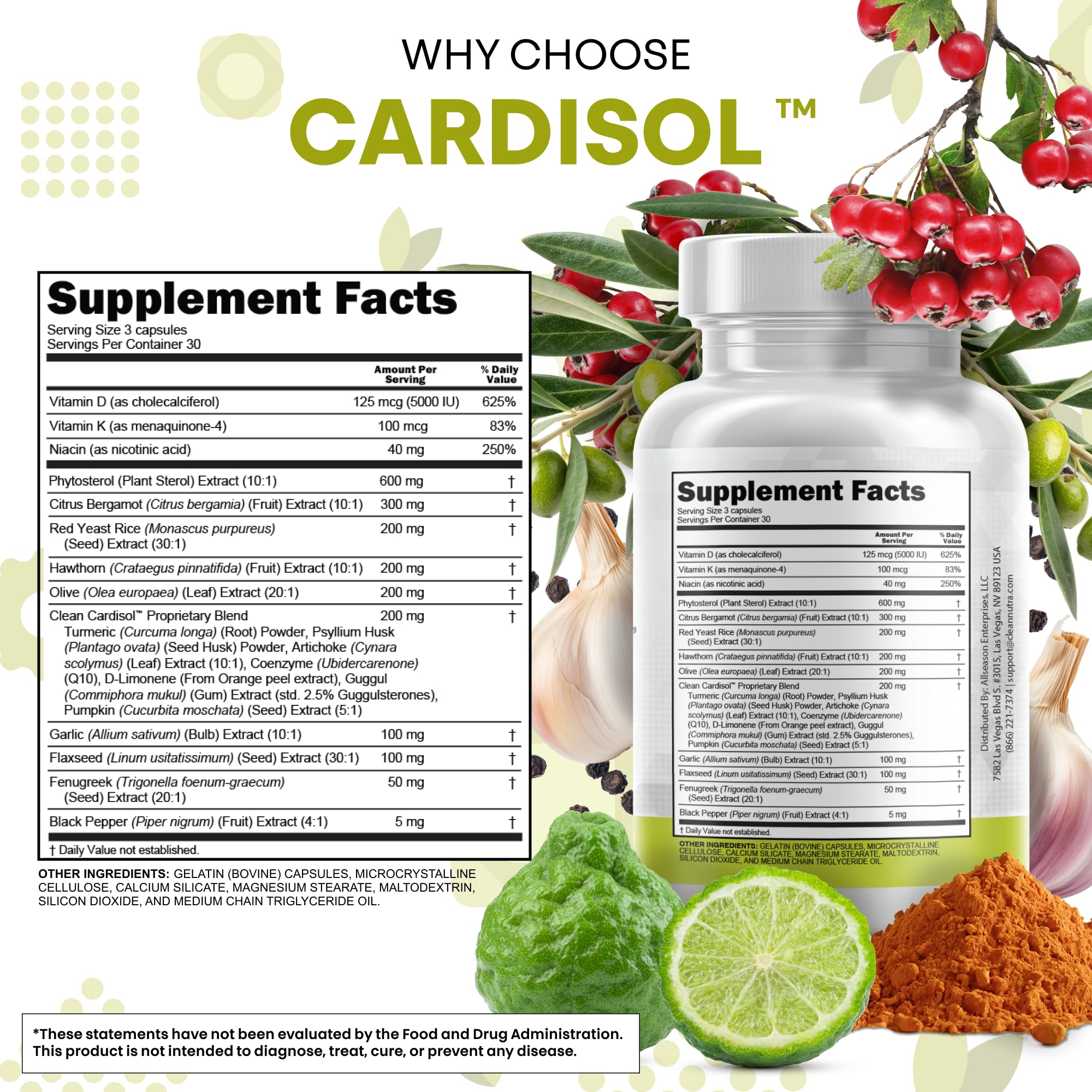 Clean Nutraceuticals cápsula abierta mostrando contenido natural y mezcla