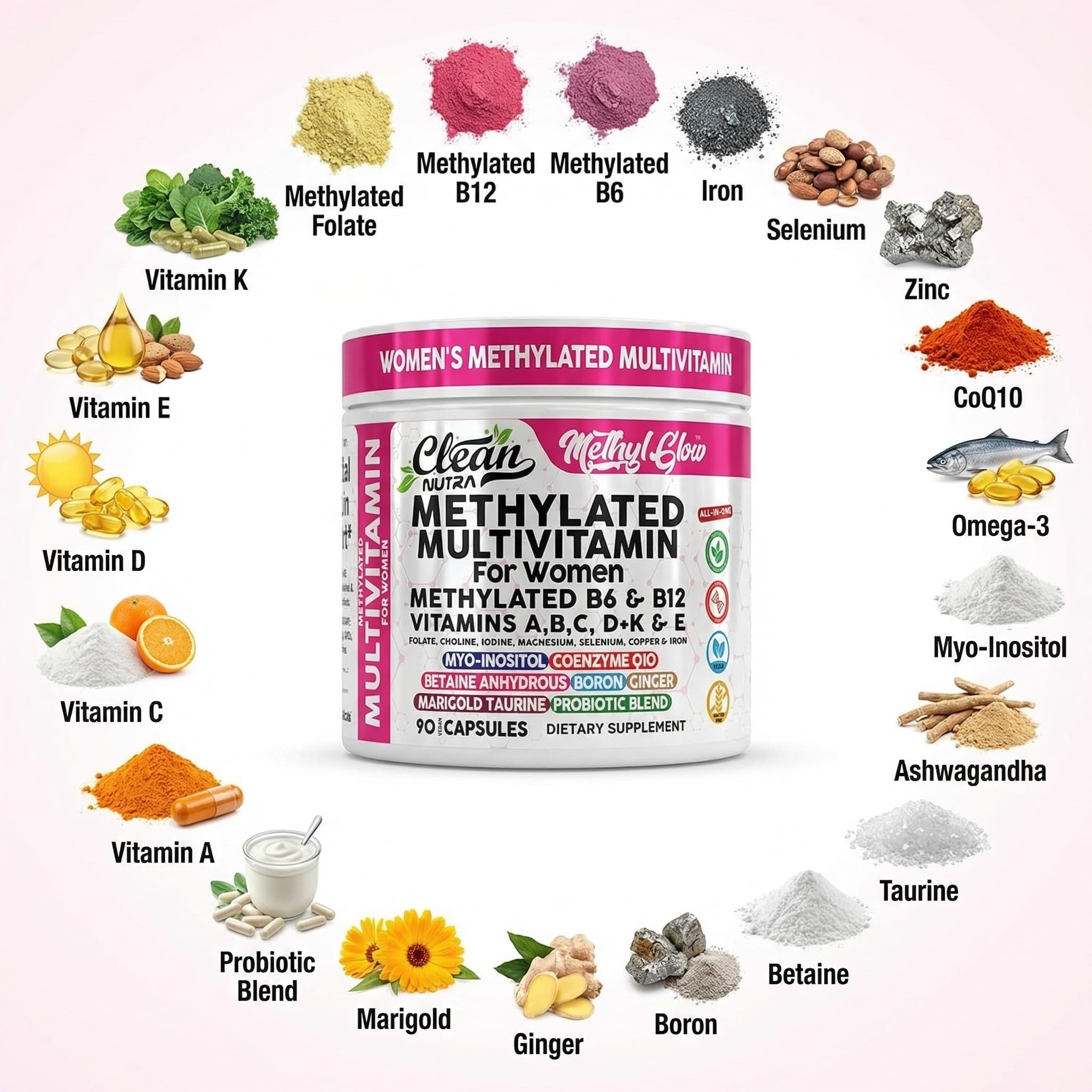 Clean Nutraceuticals cápsula sostenida en mano para escala y dosificación