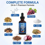 Clean Nutraceuticals CelluVive botella abierta con color del líquido y frescura