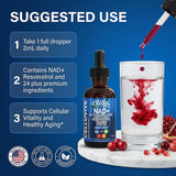 Clean Nutraceuticals CelluVive frasco junto a una regla para comparar tamaño