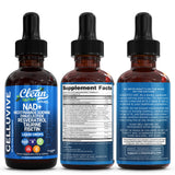 Clean Nutraceuticals CelluVive etiqueta con lista de ingredientes estandarizados clara