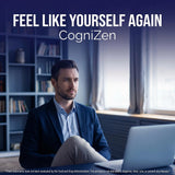 Clean Nutraceuticals CogniZen en escritorio laboral mejora productividad diaria