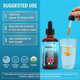 Clean Nutraceuticals botella junto a moneda para comparación de tamaño