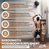 Clean Nutraceuticals frasco junto a regla para comparar tamaño, referencia real