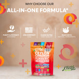Clean Nutraceuticals caja y pastillas comparadas para ver la cantidad de 120 cápsulas