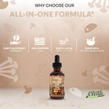 Clean Nutraceuticals setas secas variadas que ilustran el complejo del producto
