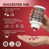 Clean Nutraceuticals frasco junto a una regla para referencia de tamaño