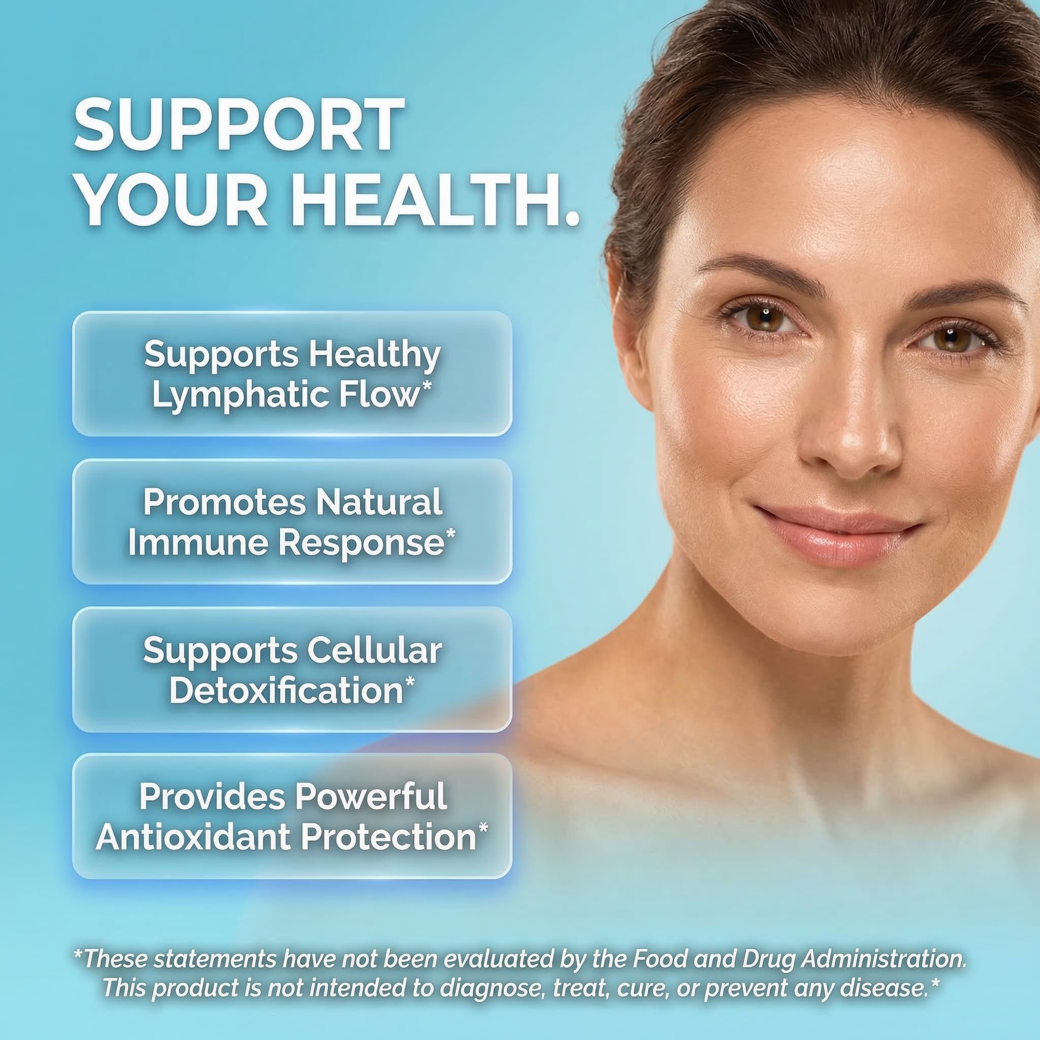 Clean Nutraceuticals primer plano de la textura de las gotas y pureza