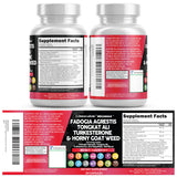 Clean Nutraceuticals frasco abierto con cápsulas mostrando contenido interior