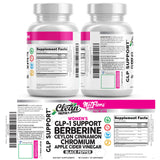 Clean Nutraceuticals tapa abierta mostrando 90 cápsulas y almacenamiento seguro