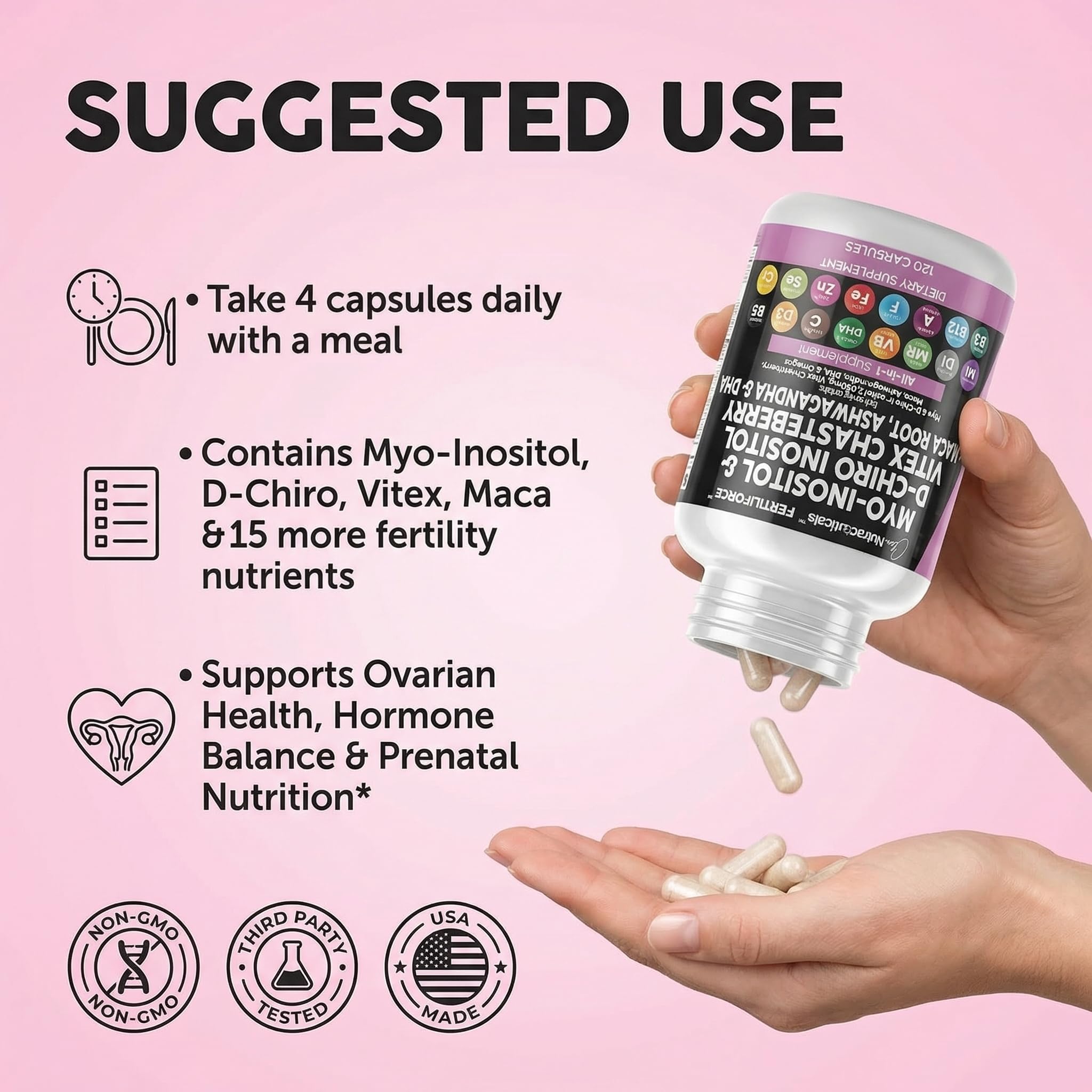 Clean Nutraceuticals frasco sobre encimera de cocina para uso diario práctico