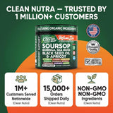 Clean Nutraceuticals envase lateral con tabla nutricional y dosificación clara