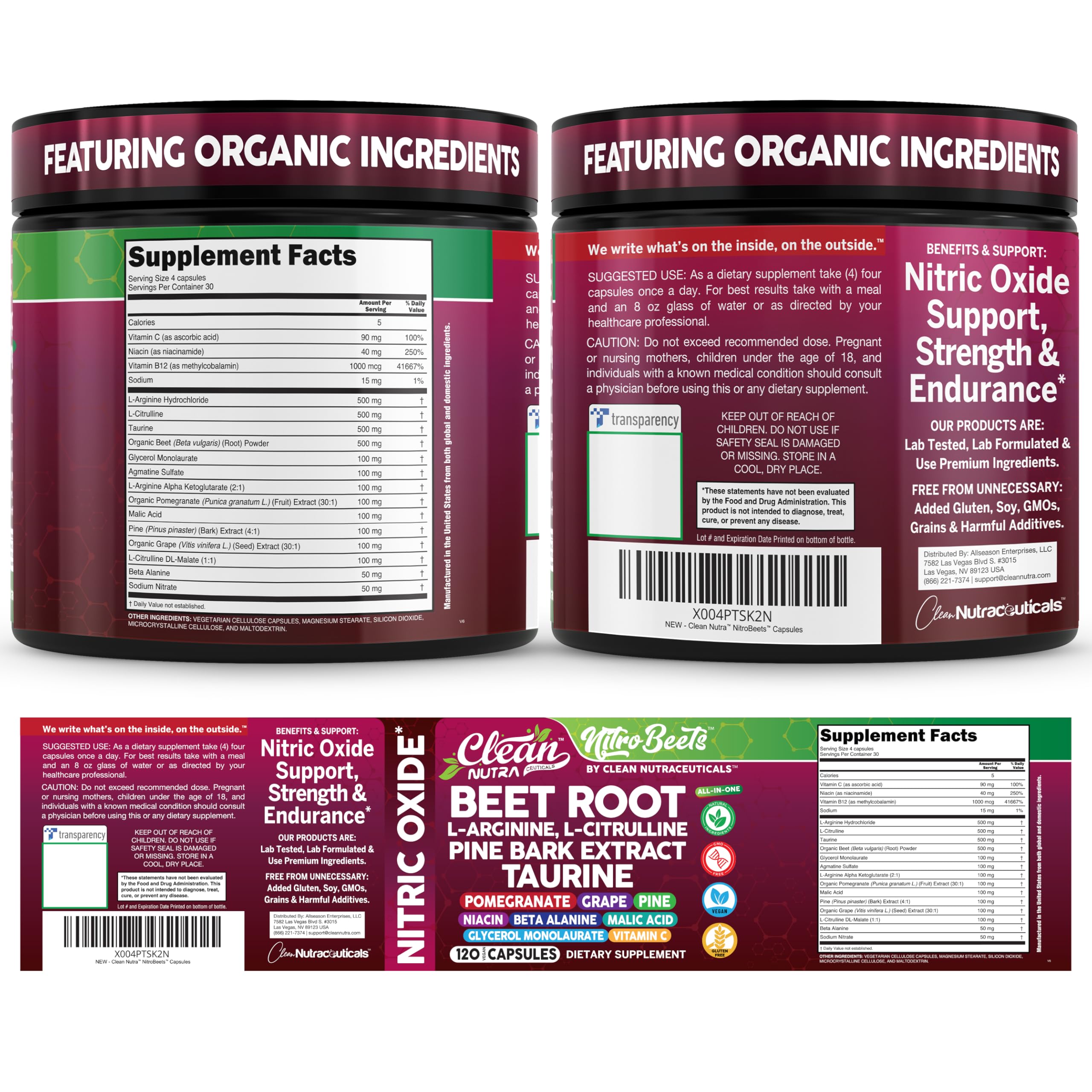 Clean Nutraceuticals entorno activo estilo de vida destaca energía y recuperación