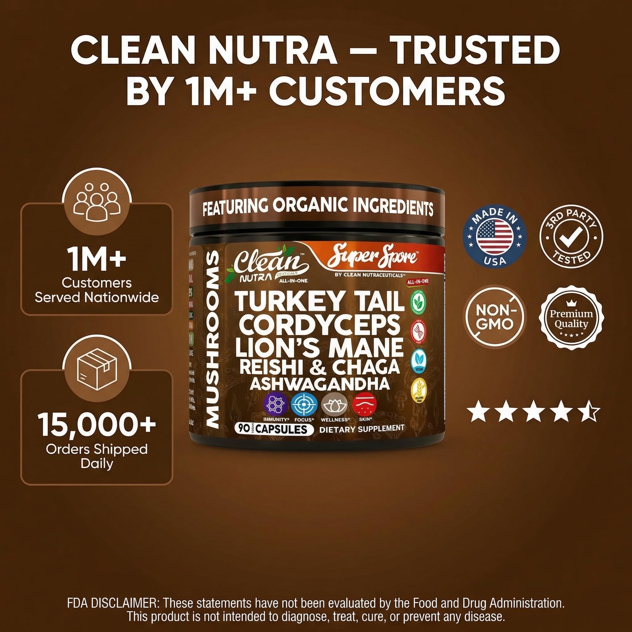 Clean Nutraceuticals frasco en mesa de desayuno saludable evocando integración en la mañana