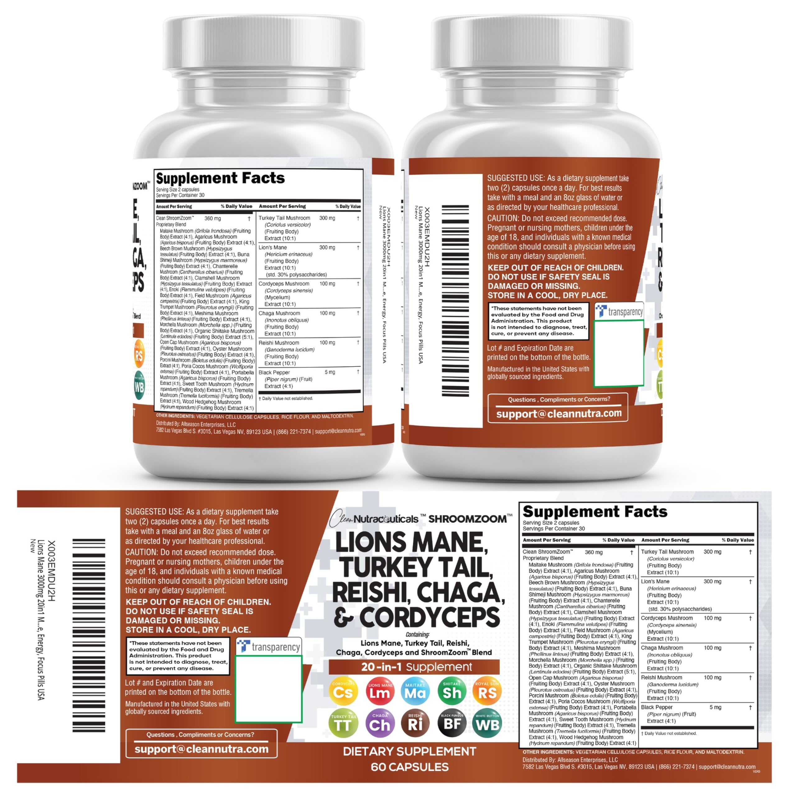 Clean Nutraceuticals frasco en mesa de desayuno integrándolo al día