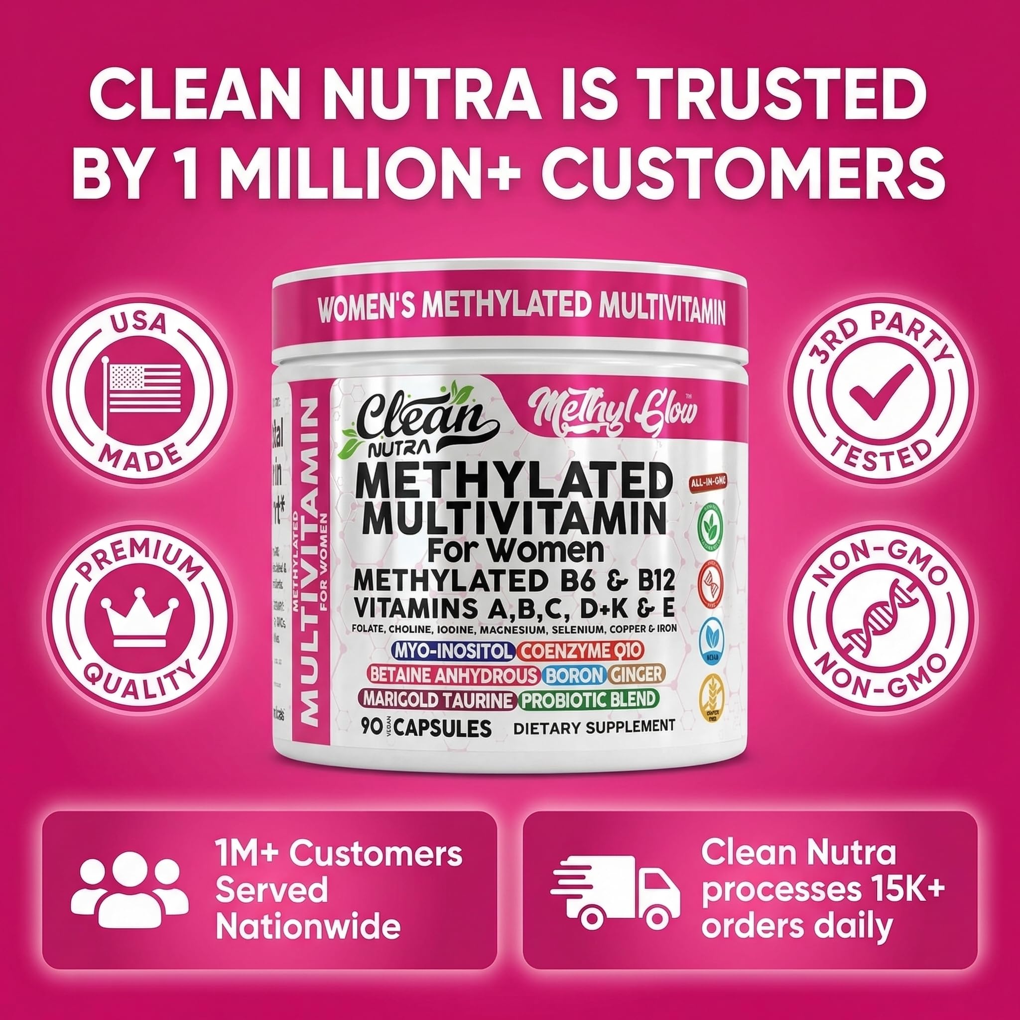 Clean Nutraceuticals mujer activa incorporando el suplemento diario