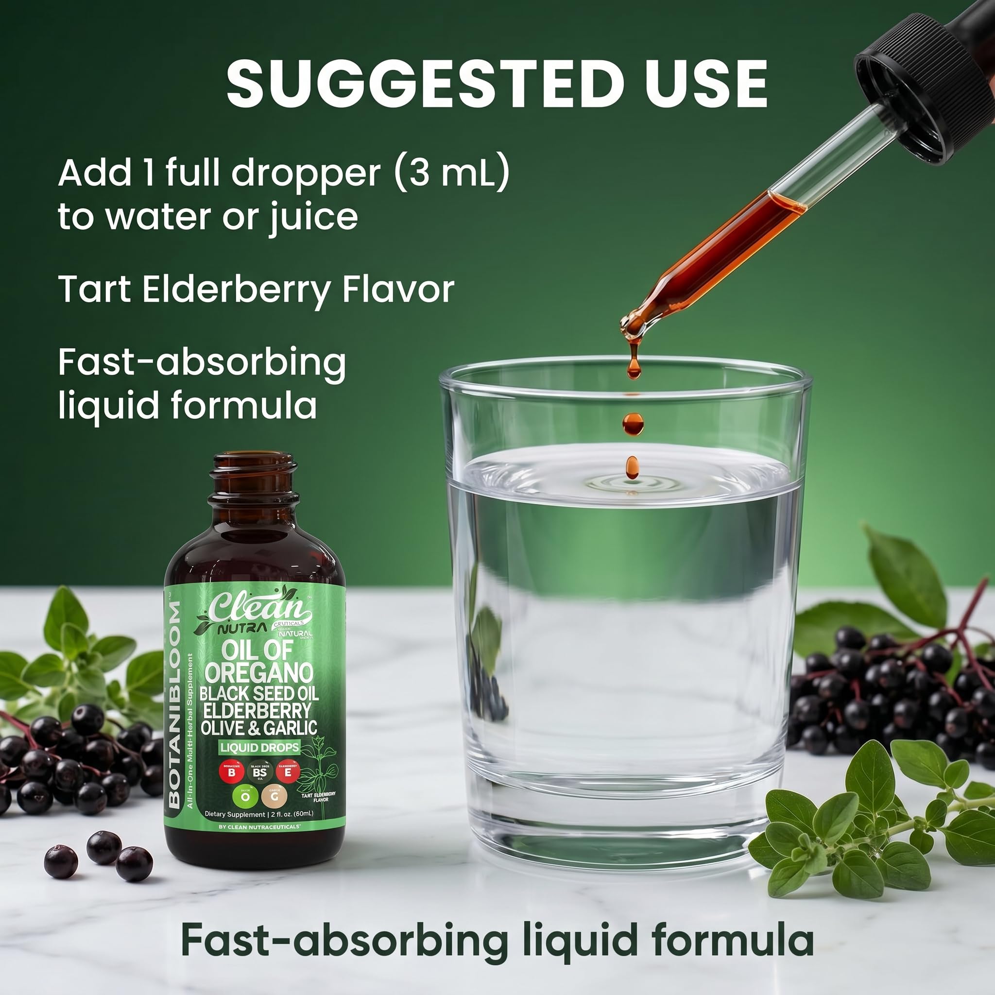 Clean Nutraceuticals etiqueta con información nutricional clara y completa