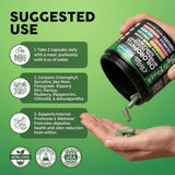 Clean Nutraceuticals etiqueta con ingredientes y garantías de calidad