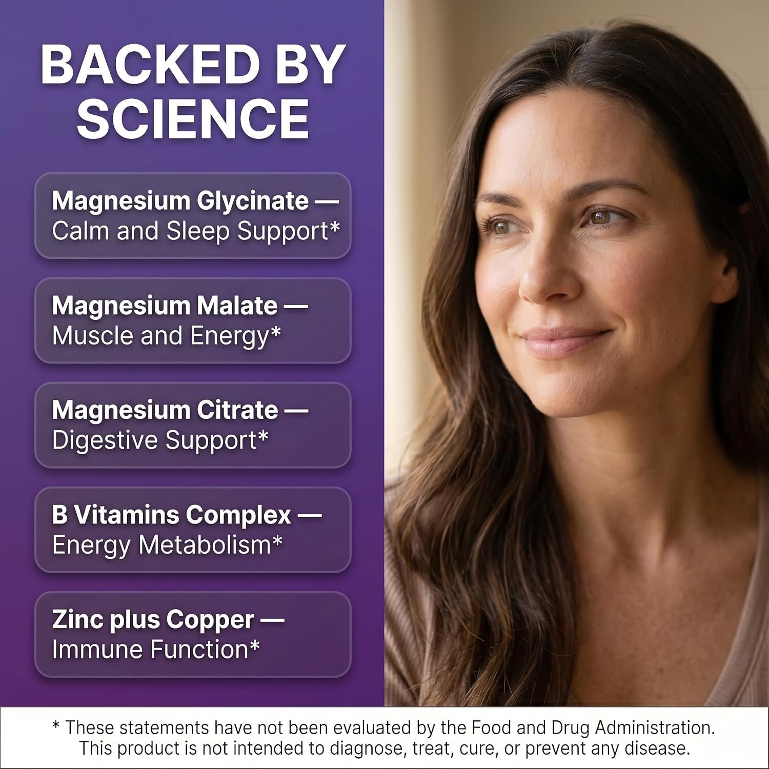 Clean Nutraceuticals primer plano de la etiqueta con lista de ingredientes