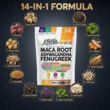 Clean Nutraceuticals etiqueta nutricional legible que resalta ingredientes y dosificación segura