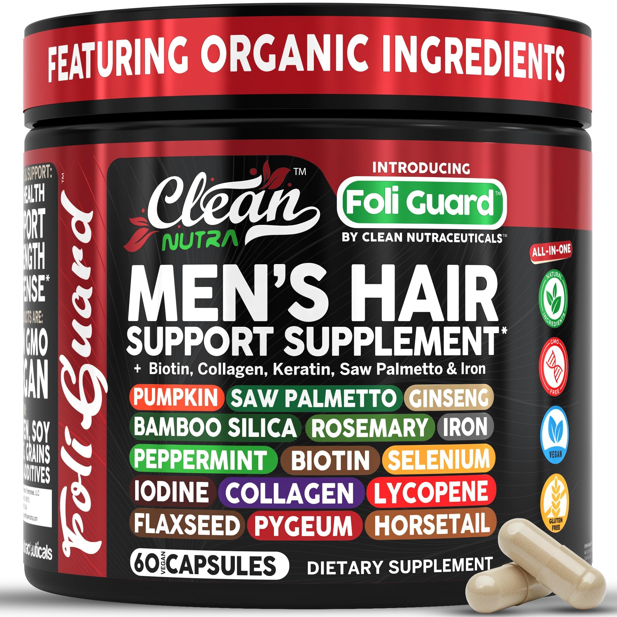 Clean Nutraceuticals Foli Guard frente del empaque muestra confianza y claridad