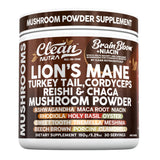 Clean Nutraceuticals frasco frontal mostrando el envase y porciones claras