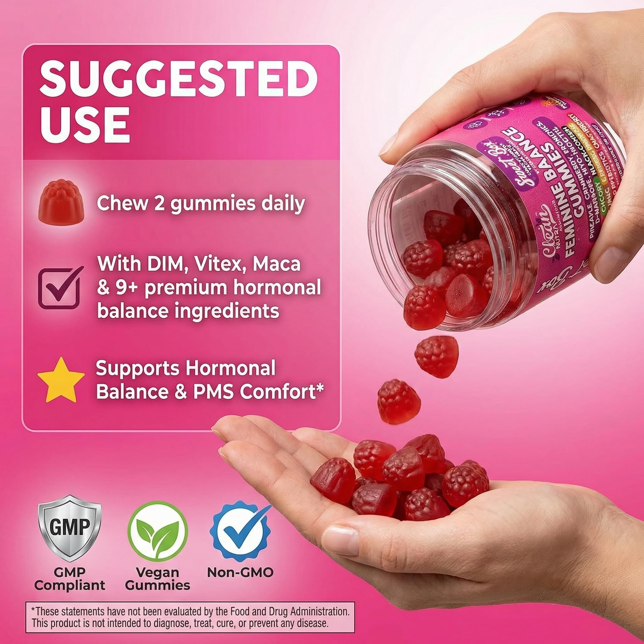 Clean Nutraceuticals frasco reciclable y etiqueta clara, confianza y calidad