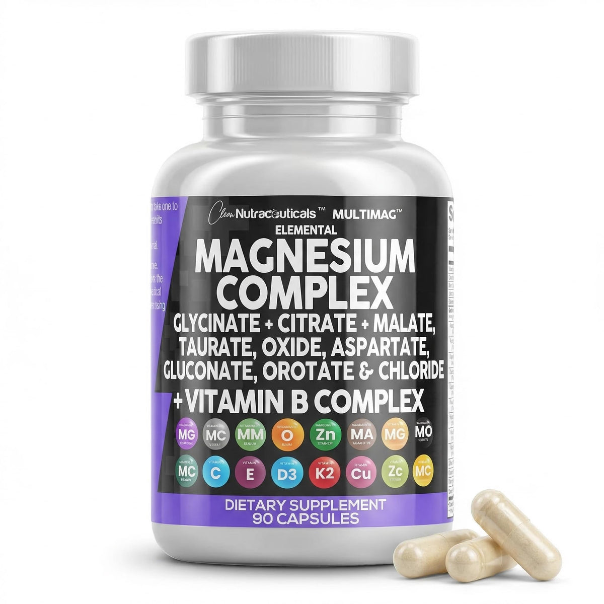 Clean Nutraceuticals frente del producto mostrando envase y beneficios clave