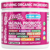 Clean Nutraceuticals frontal del empaque mostrando beneficios y conteo