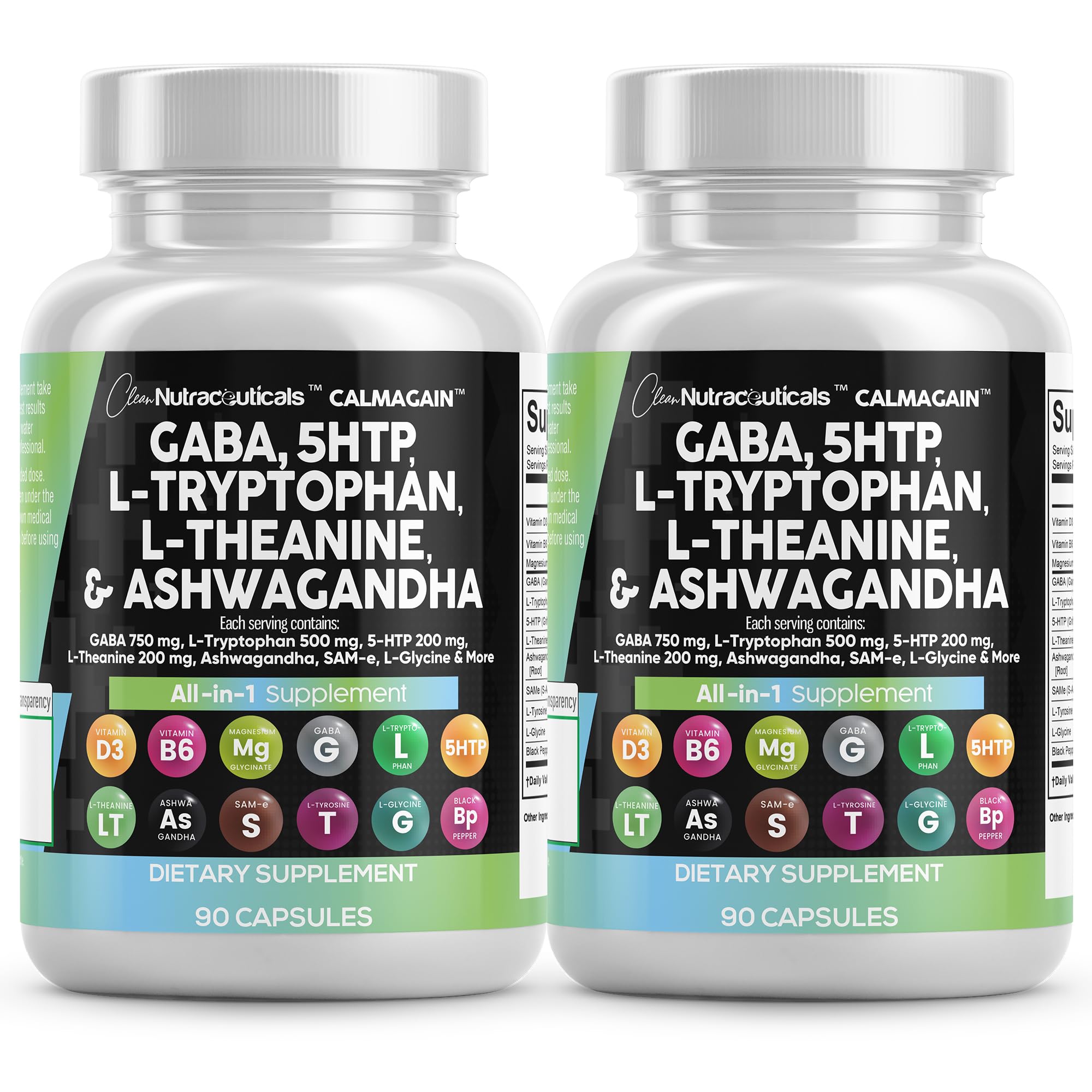 Clean Nutraceuticals vista frontal del empaque mostrando etiquetas claras