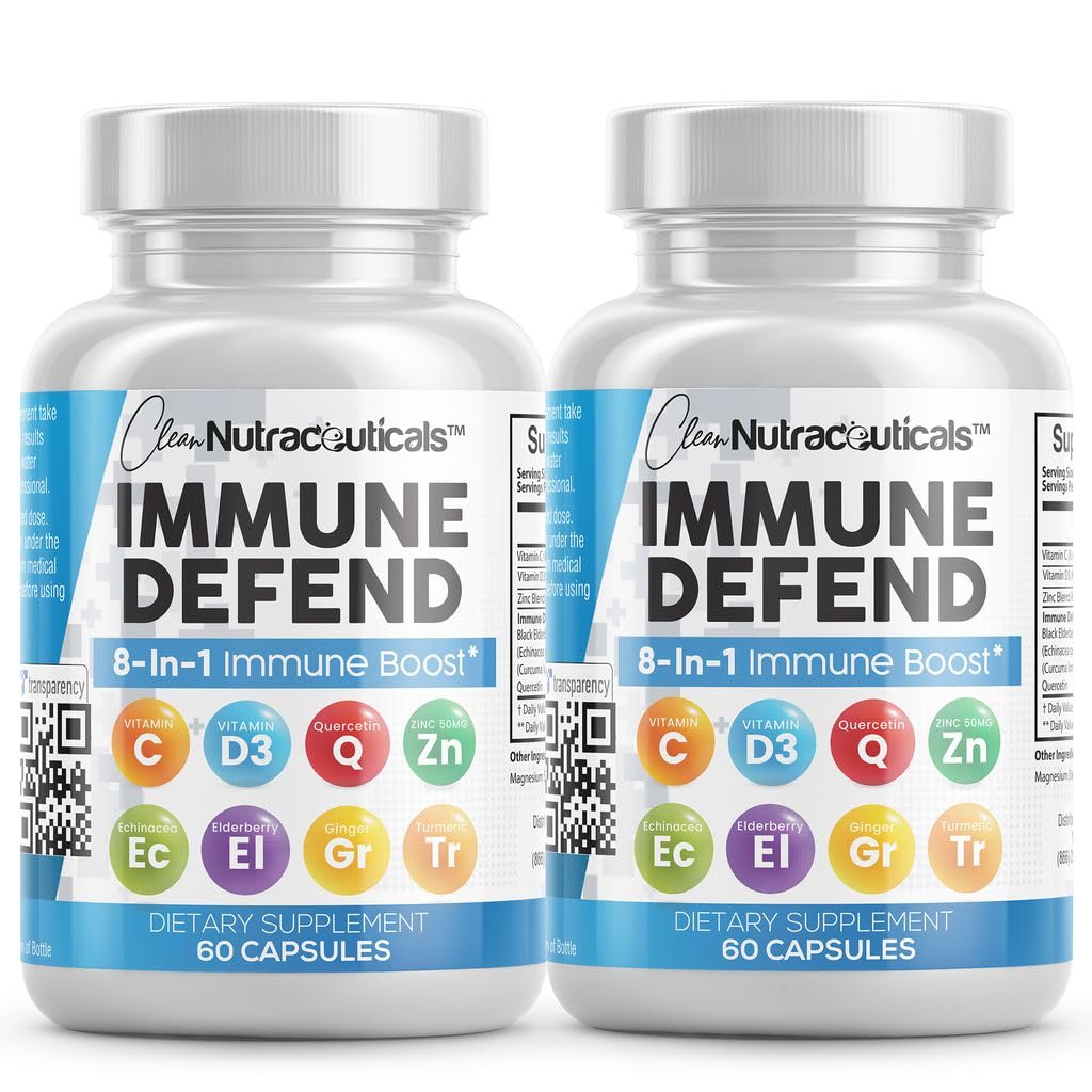 Clean Nutraceuticals frontal del envase mostrando 8 en 1 y beneficios