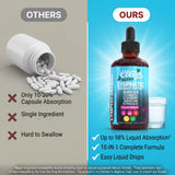 Clean Nutraceuticals gotas mezcladas en bebida matinal para conveniencia