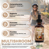 Clean Nutraceuticals gotas vertidas en vaso, mezcla rápida y sin residuos