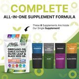 Clean Nutraceuticals cápsulas en detalle que muestran textura y fácil ingestión