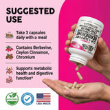 Clean Nutraceuticals canela, berberina y polvo de vinagre de manzana juntos