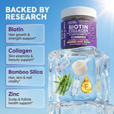 Clean Nutraceuticals ingredientes clave colágeno y biotina ilustrando apoyo nutritivo