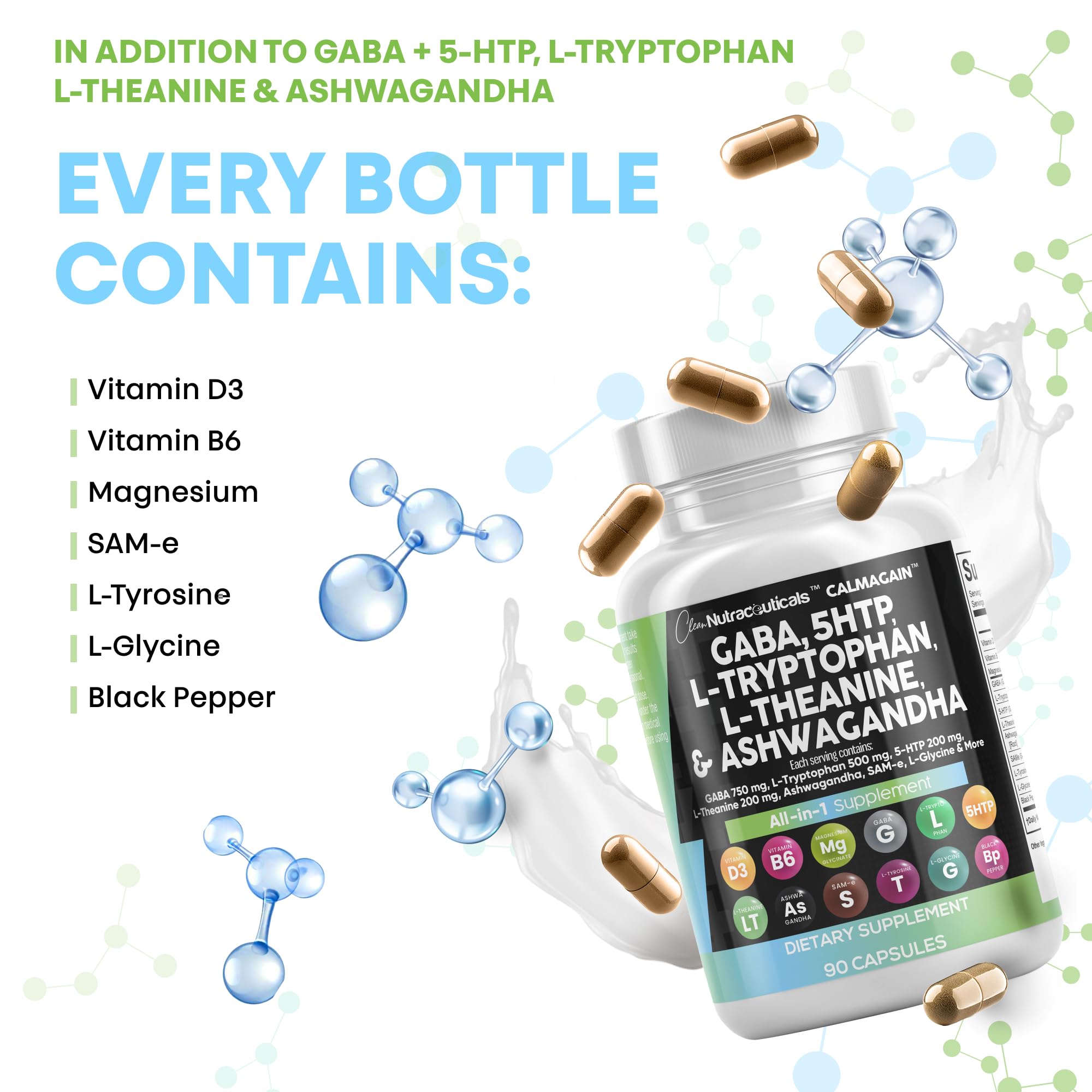 Clean Nutraceuticals ingredientes destacados en tabla para confianza del usuario
