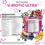 Clean Nutraceuticals etiqueta que detalla 13 cepas probióticas clave